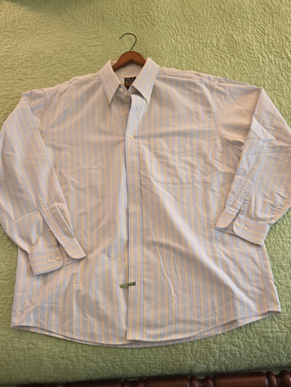 Vintage Cotton Oxford Jos. A Bank Button-down XL. see close up for color - Picture 8 of 11